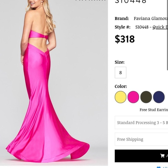 GIA ELEGANT BROIDERY DRESSS - PINK main image 0